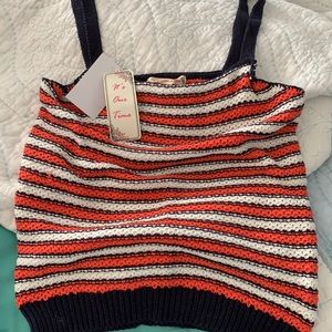 NWT Knit spaghetti strap top